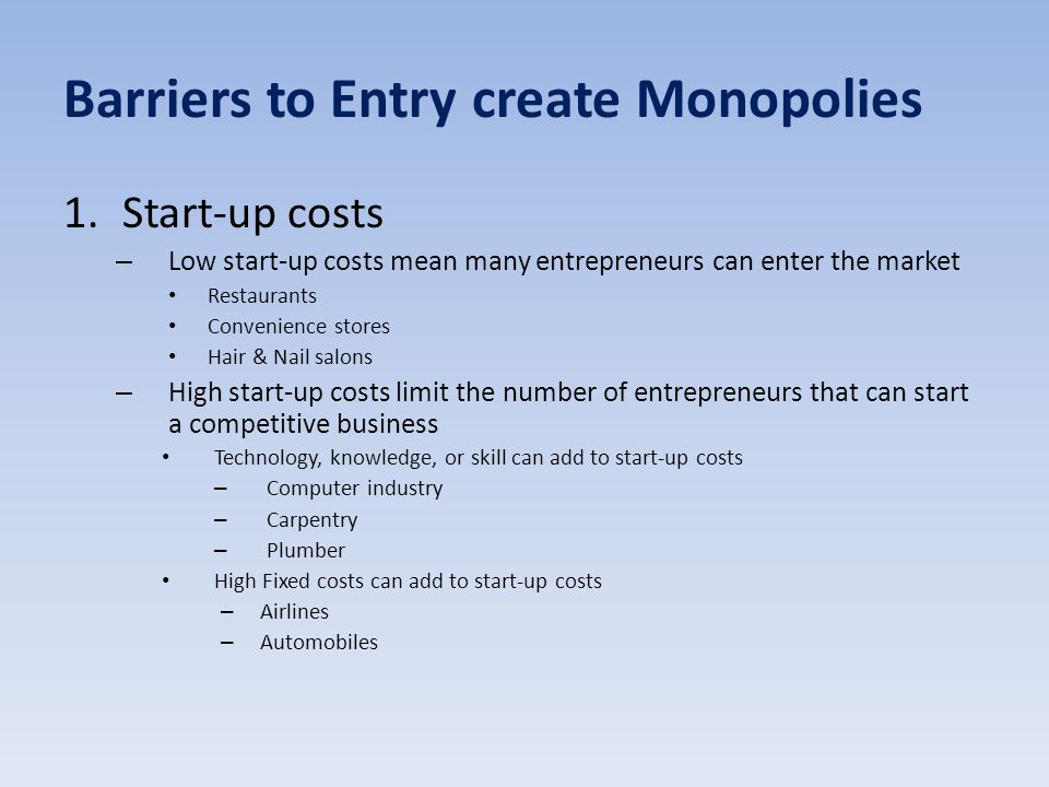 market structures ch 7 sec 1 perfect competition definition salon start up costs