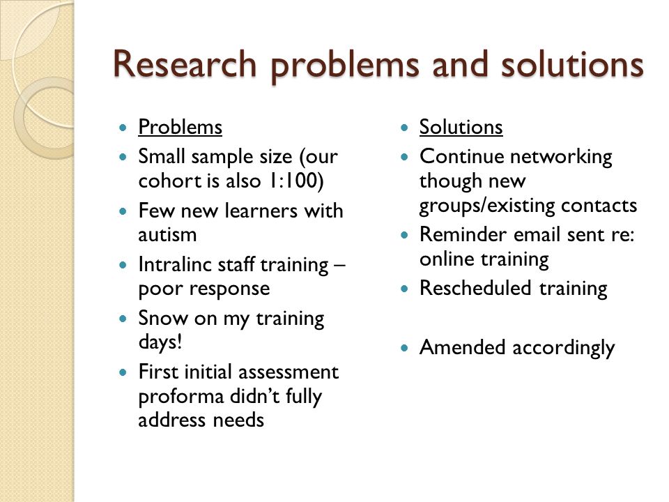 practitioner led action research paul burnett north lincolnshire small sample size problem