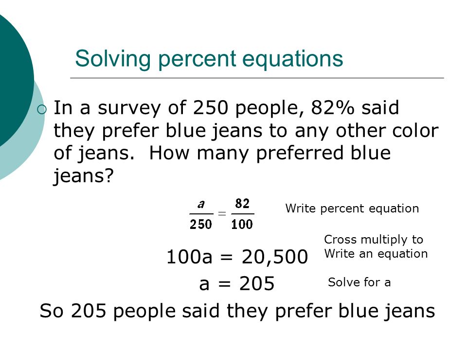 Chapter 8 4 Solving Percent Equations Objectives I Will Find 7 Solving Percent