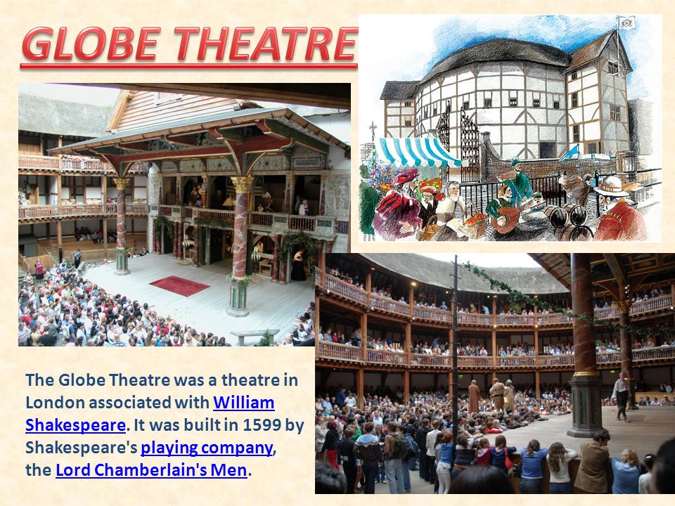the globe theatre was a theatre in london associated with