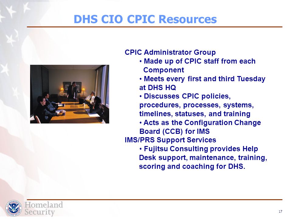 1 The Department Of Homeland Security Cpic Innovation And Dhs 17