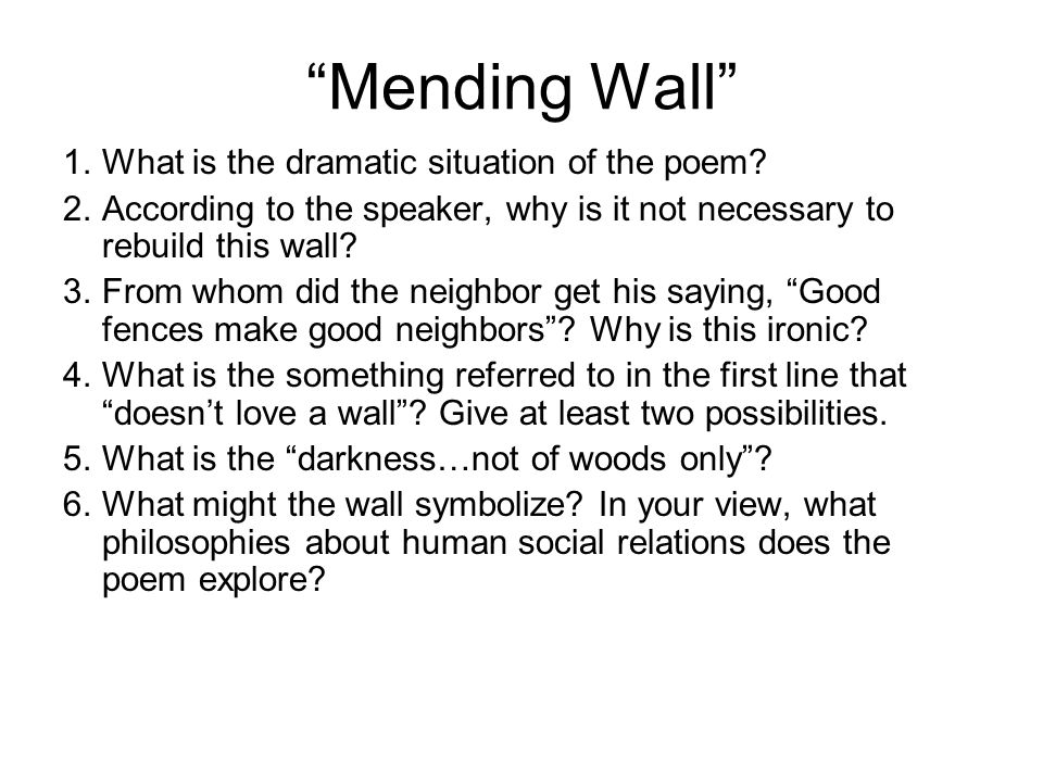 mending wall poem essay mending wall poem essay