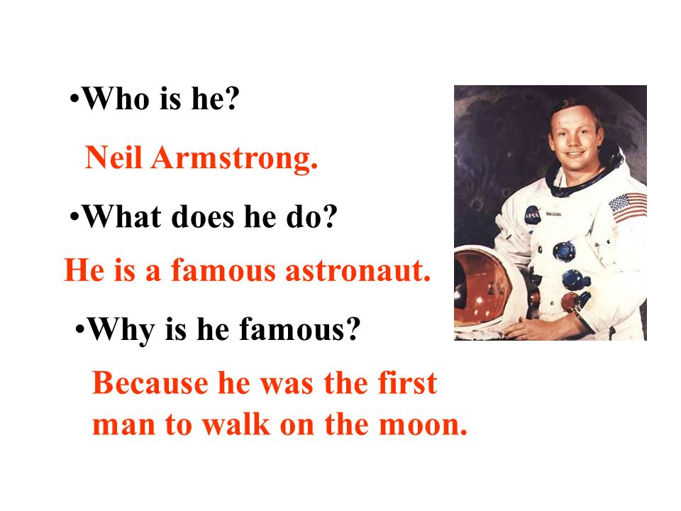 neil armstrong. who
