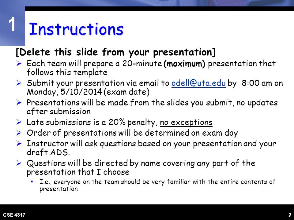 cse senior design i architecture design review/final exam template cse senior design i architecture design review/final exam template, Presentation templates