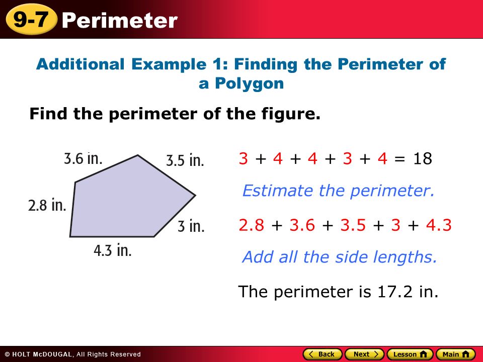 Problem Solving Perimeter