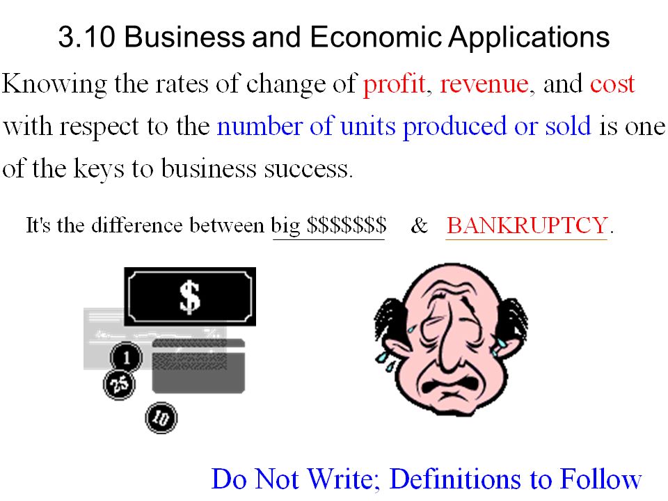 3.10 Business and Economic Applications