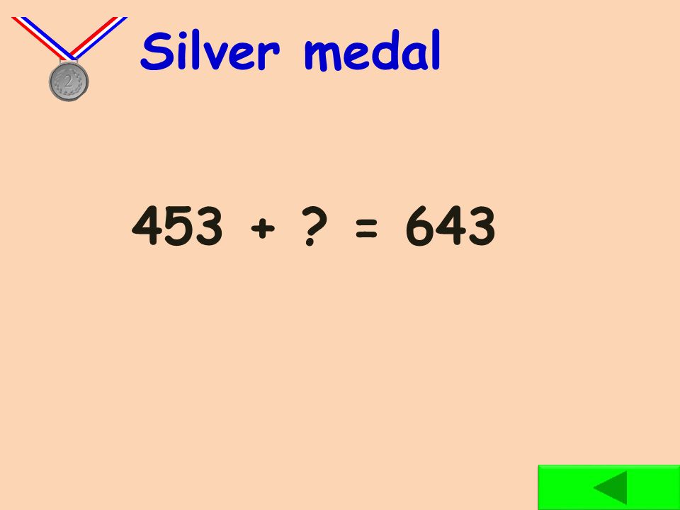 = Bronze medal