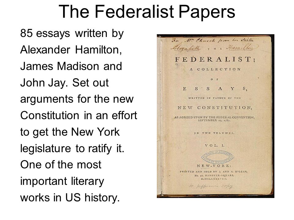 Federalist vs republican essay