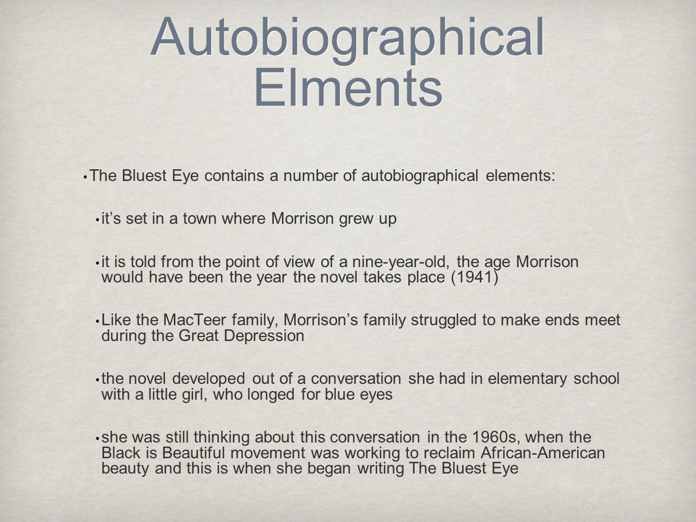 autobiographical element Get textbooks on google play rent and save from the world's largest ebookstore read, highlight, and take notes, across web, tablet, and phone. autobiographical element Get textbooks on google play rent and save from the world's largest ebookstore read, highlight, and take notes, across web, tablet, and phone.