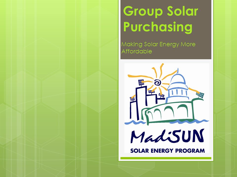 Group Solar Purchasing Making Solar Energy More Affordable