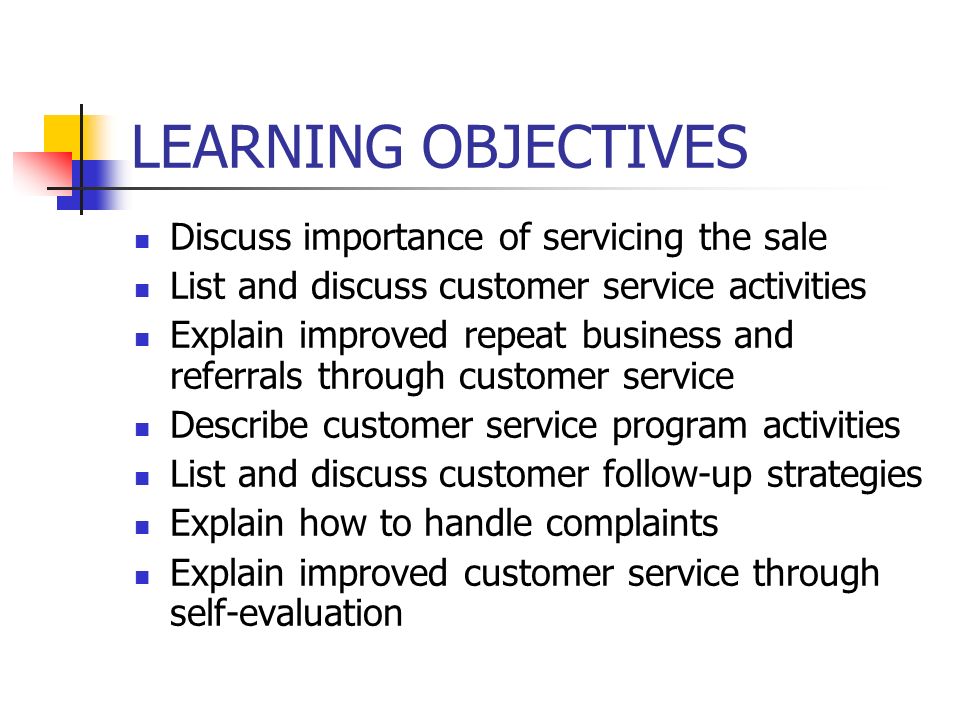 describe customer service