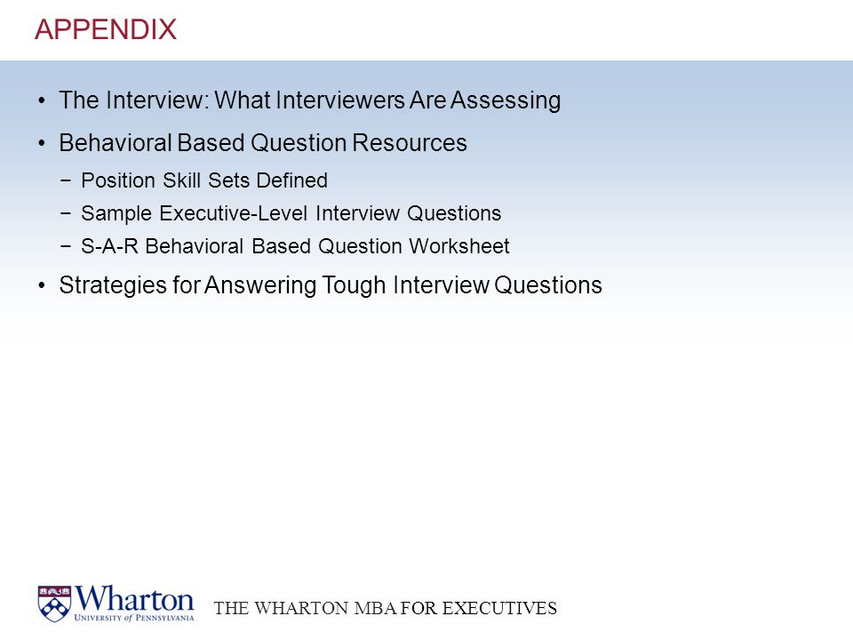 the wharton mba for executives philadelphia i san francisco sar interview