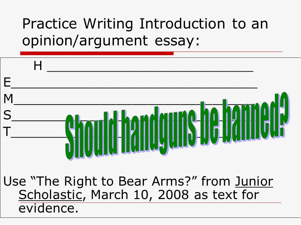 Right To Bear Arms Essay
