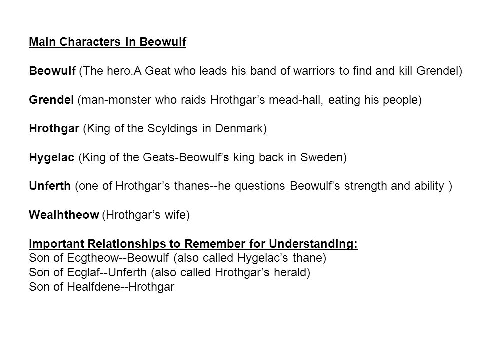 The Information Diet Summary Of Beowulf