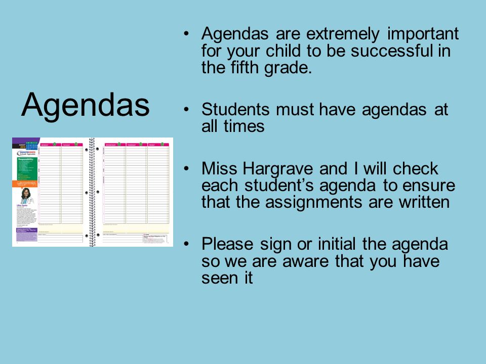 agendas with times agendas with times
