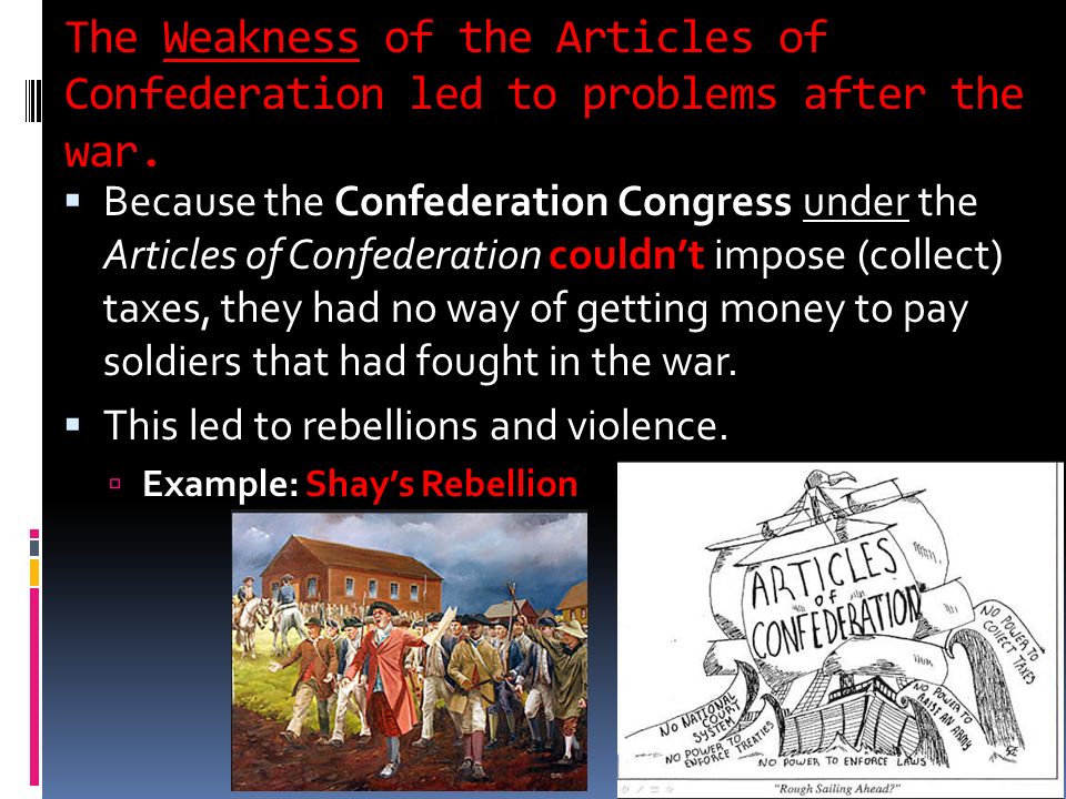 3 major problems and examples of the articles of confederation 3 major problems and examples of the articles of confederation