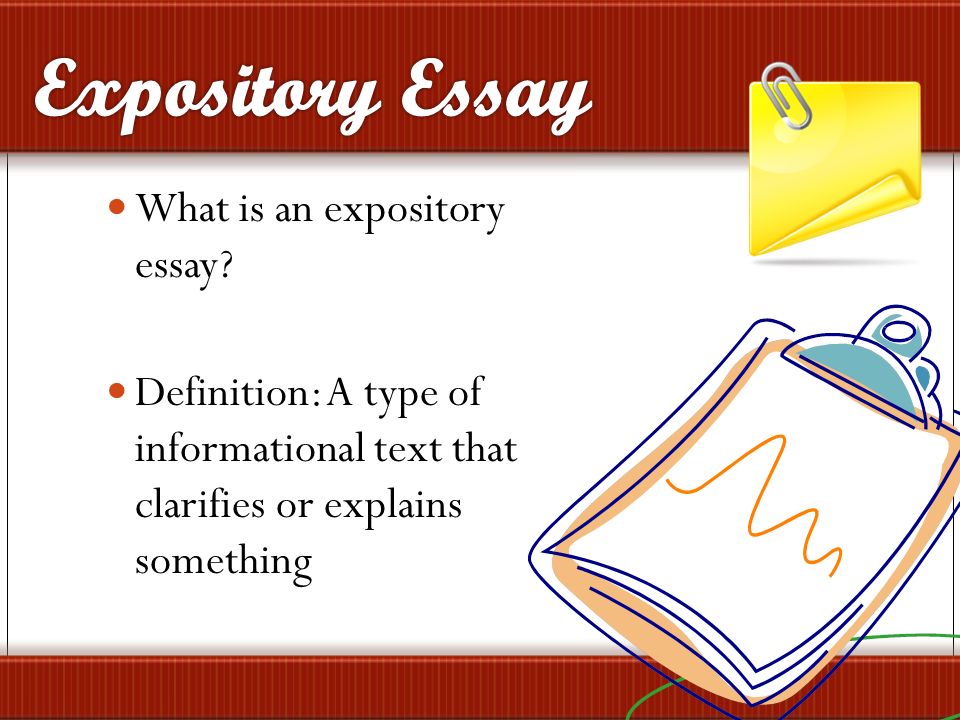 definition of an expository essay