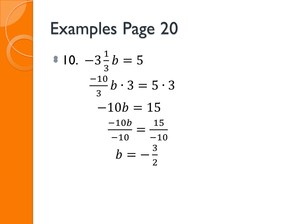 Examples Page 20