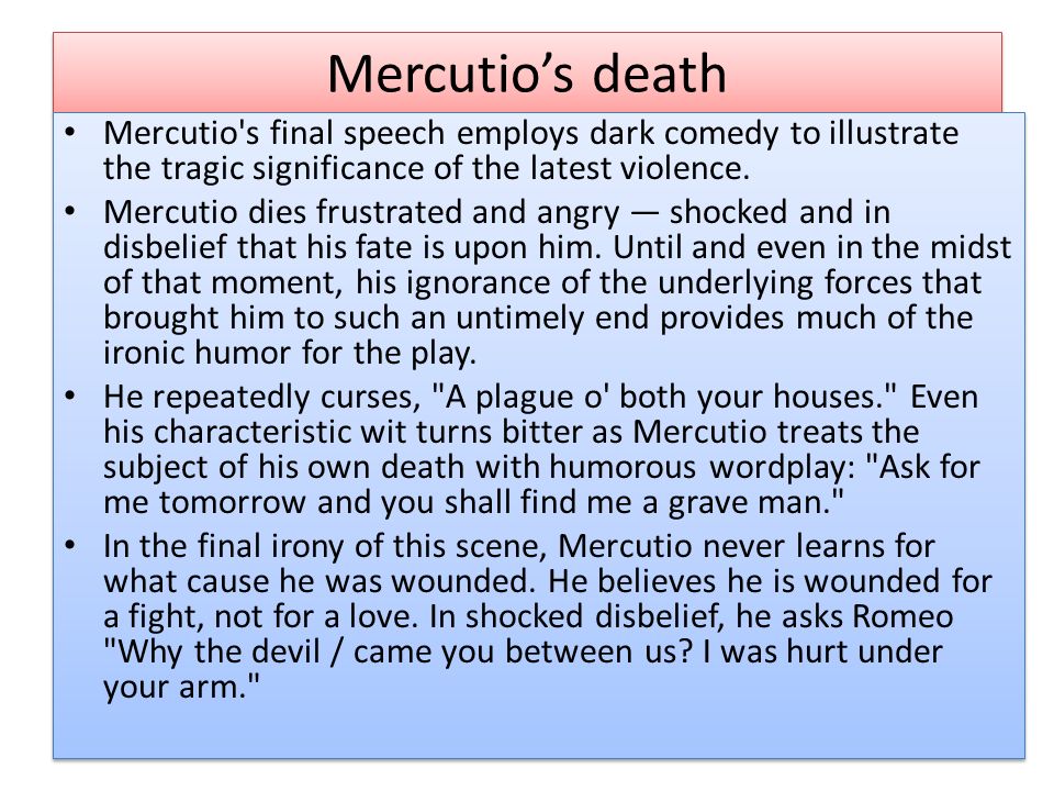 Mercutio Essay