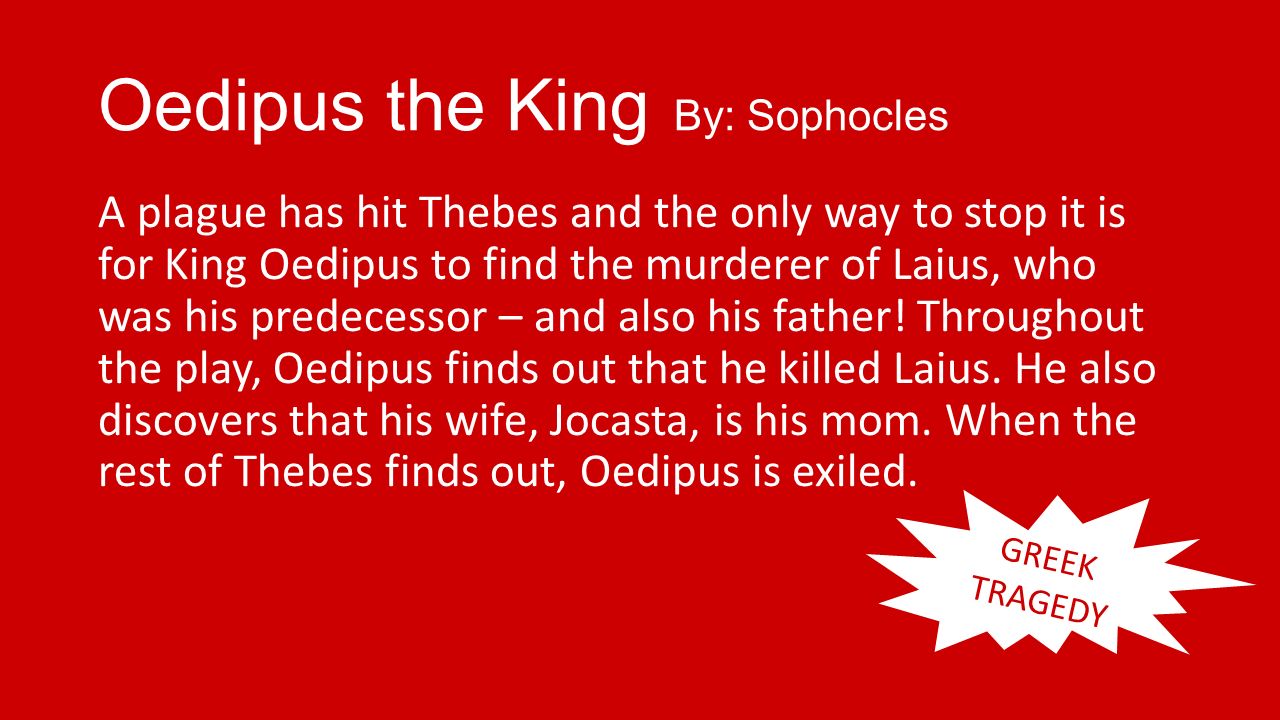 to what extent does oedipus cause Enjoying oedipus the king they follow as cause i have seen this section from antigone quoted and said to be from oedipus the king, as proof that oedipus. to what extent does oedipus cause Enjoying oedipus the king they follow as cause i have seen this section from antigone quoted and said to be from oedipus the king, as proof that oedipus.