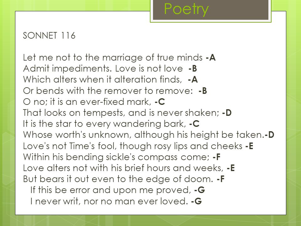poem analysis of shakepeares sonnet 116 poem analysis of shakepeares sonnet 116