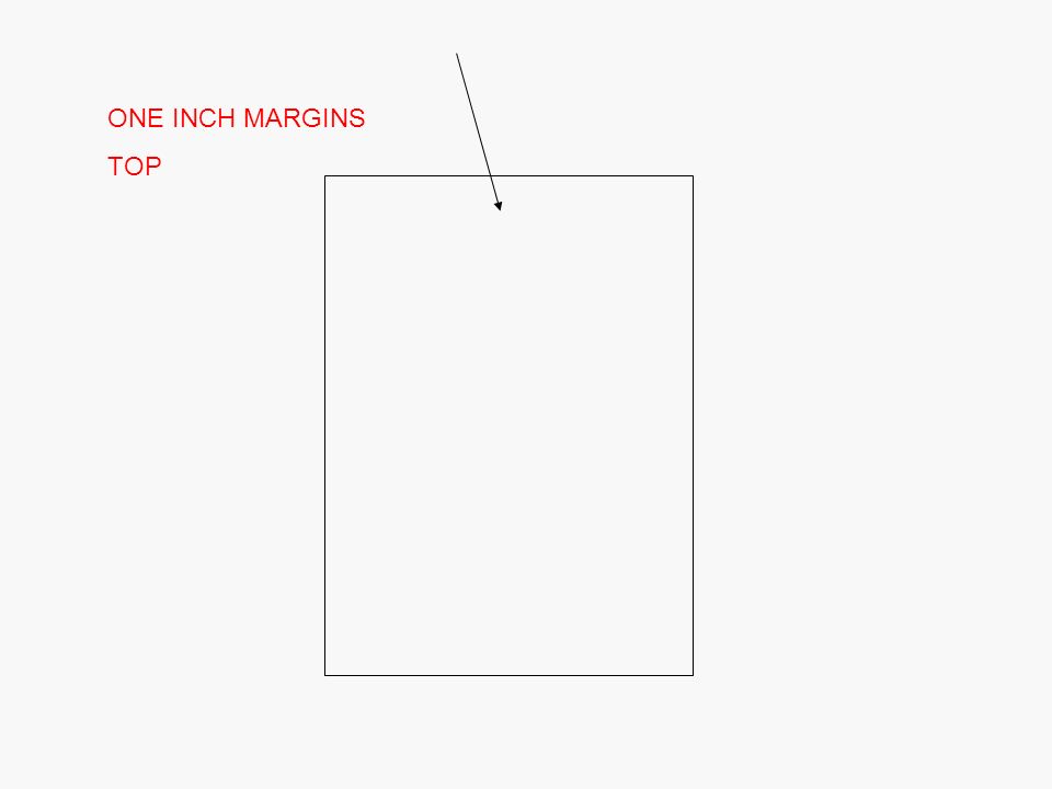 research paper margins