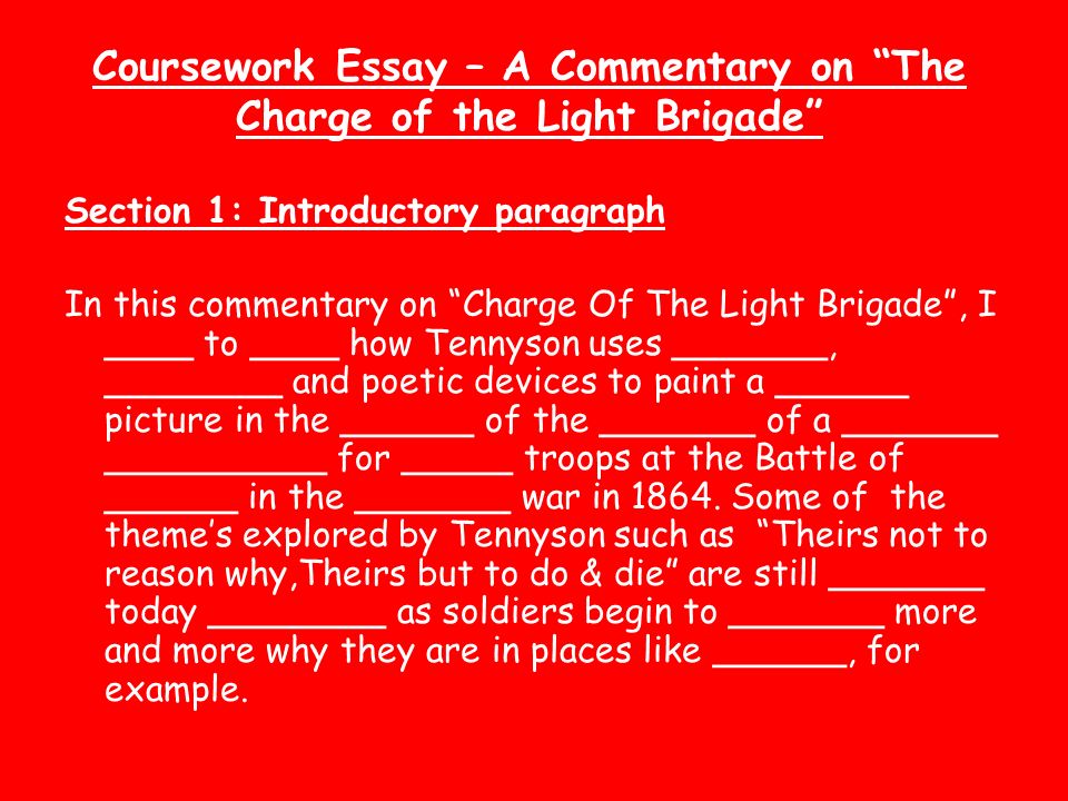 Coursework Essays