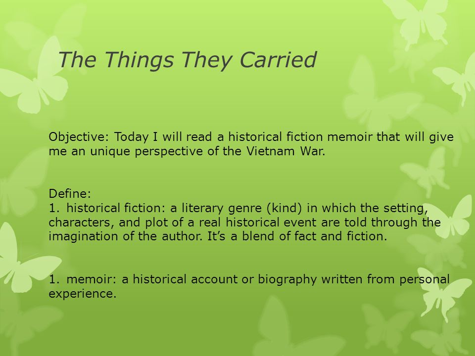 The Things They Carried Analysis Essay