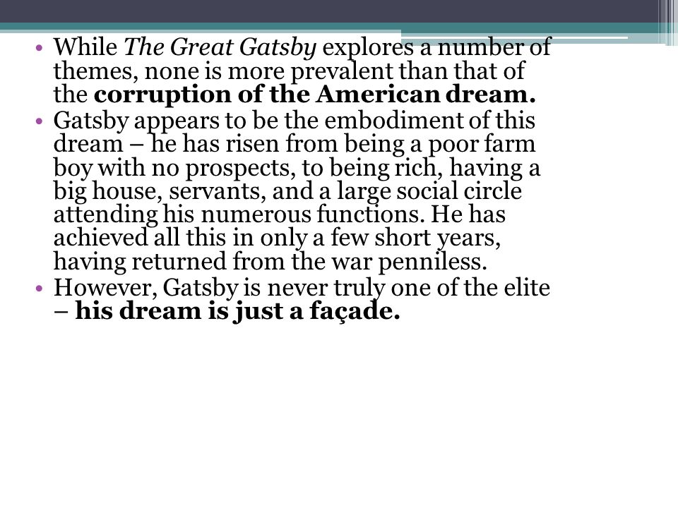 College Essays Online Great Gatsby American Dream Essay Thesis The American Dream Is One Of The Most Important Themes Essay On Indian Army also George Washington Essay Paper Great Gatsby American Dream Essay Thesis College Paper Academic Critical Reflection Essay Example