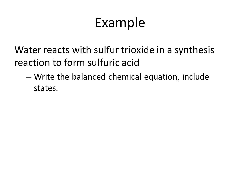 Synthesis Reaction Equation Talkchannels Chemical Reactions 4 2synthesis And Decomposition Ppt