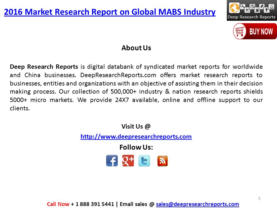 About Us Deep Research Reports is digital databank of syndicated market reports for worldwide and China businesses.