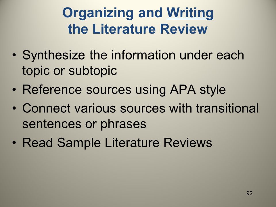 literature reviews apa literature reviews apa