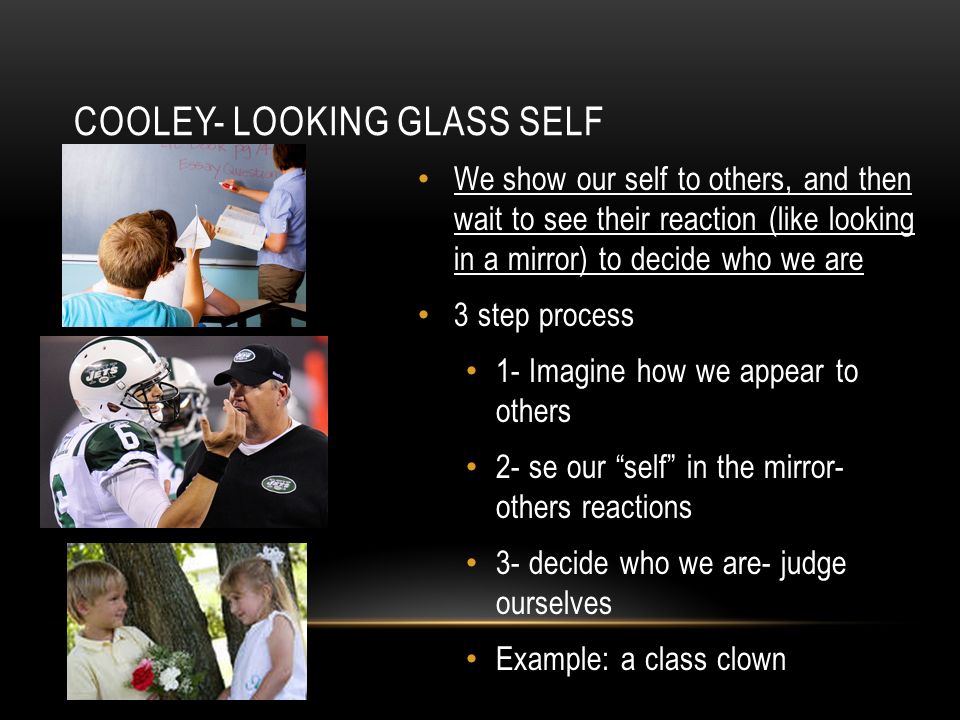 social theory looking glass self Editors' notes cooley's human nature and the social order is a landmark in the emergence of sociological social psychologymost famous for its introduction of the ideas the looking-glass self, the book presents his psychological view how a society operates. social theory looking glass self Editors' notes cooley's human nature and the social order is a landmark in the emergence of sociological social psychologymost famous for its introduction of the ideas the looking-glass self, the book presents his psychological view how a society operates.