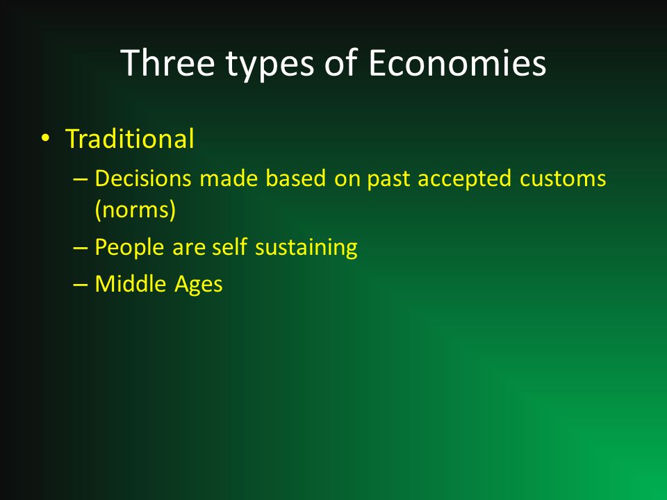 economics unit 3 economies of