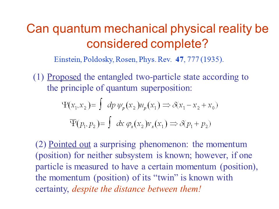 Can quantum mechanical physical reality be considered complete.