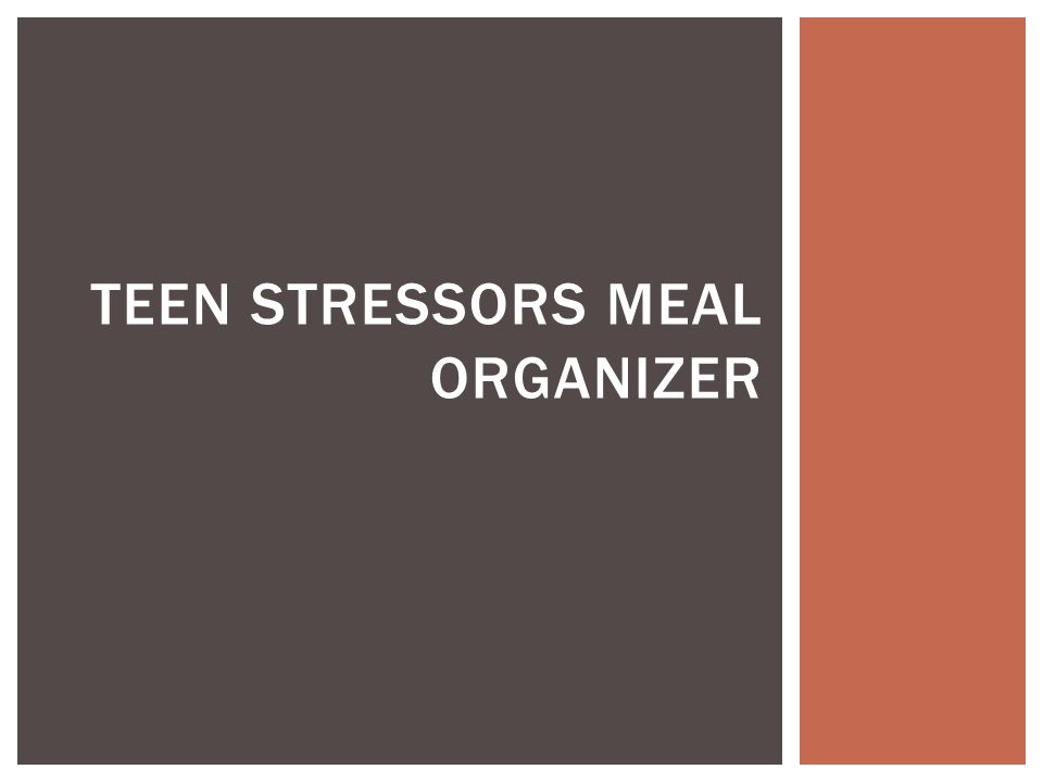 meal organizer