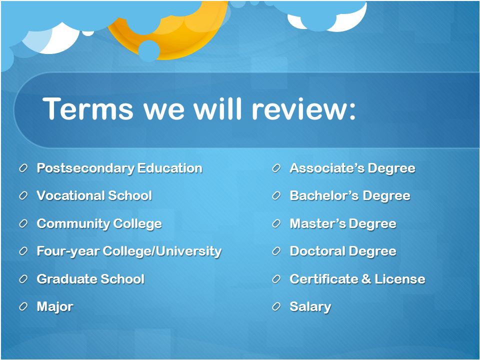 education options after high school