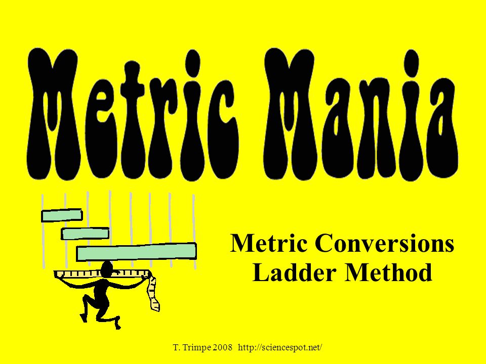 Metric Conversions Ladder Method T. Trimpe