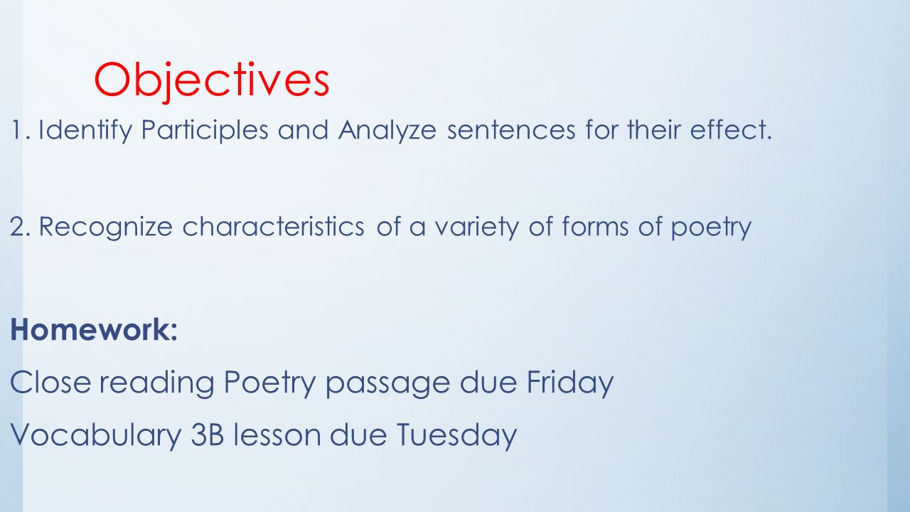 worksheet Participle Phrase Worksheet day 53 poetry soapstone and participle phrases identify participles analyze sentences for their effect