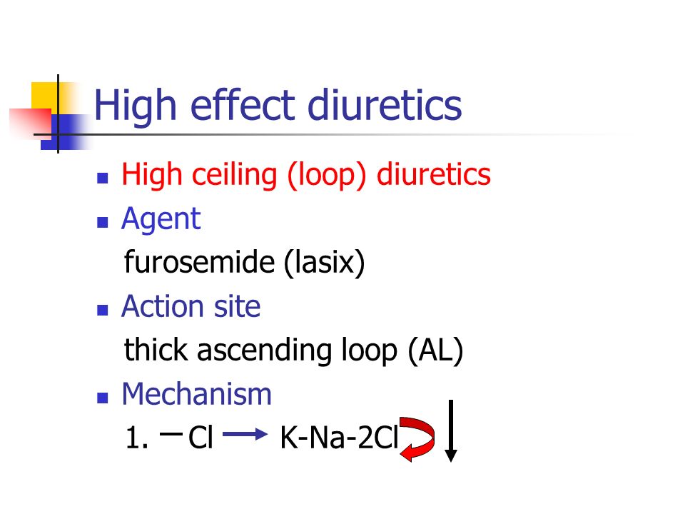 Diuretic And Lasix