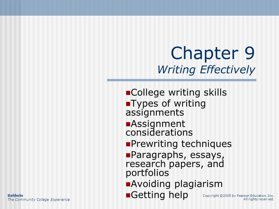Techniques For Essay Writing