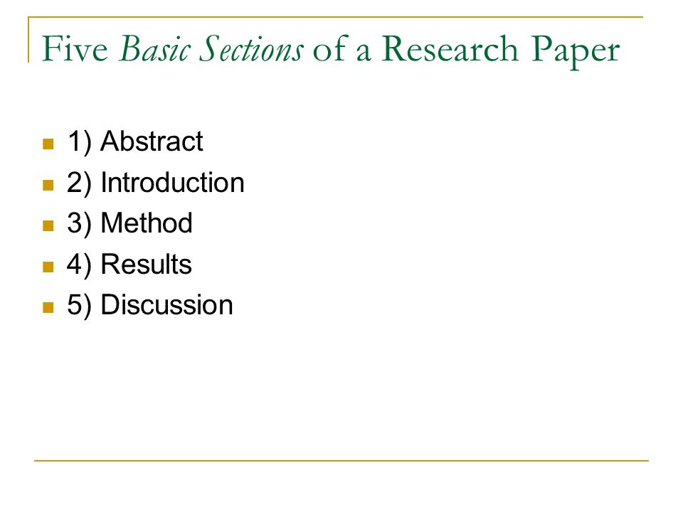 Research paper example abstract introduction