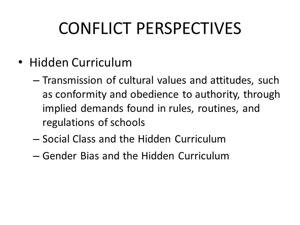 conflicting perspectives conflicting perspectives