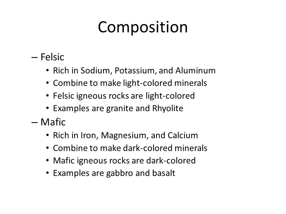 explain the differences between basaltic rhyolitic explain the differences between basaltic rhyolitic