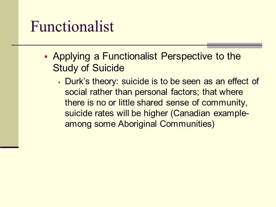 functionalist view of suicide functionalist view of suicide