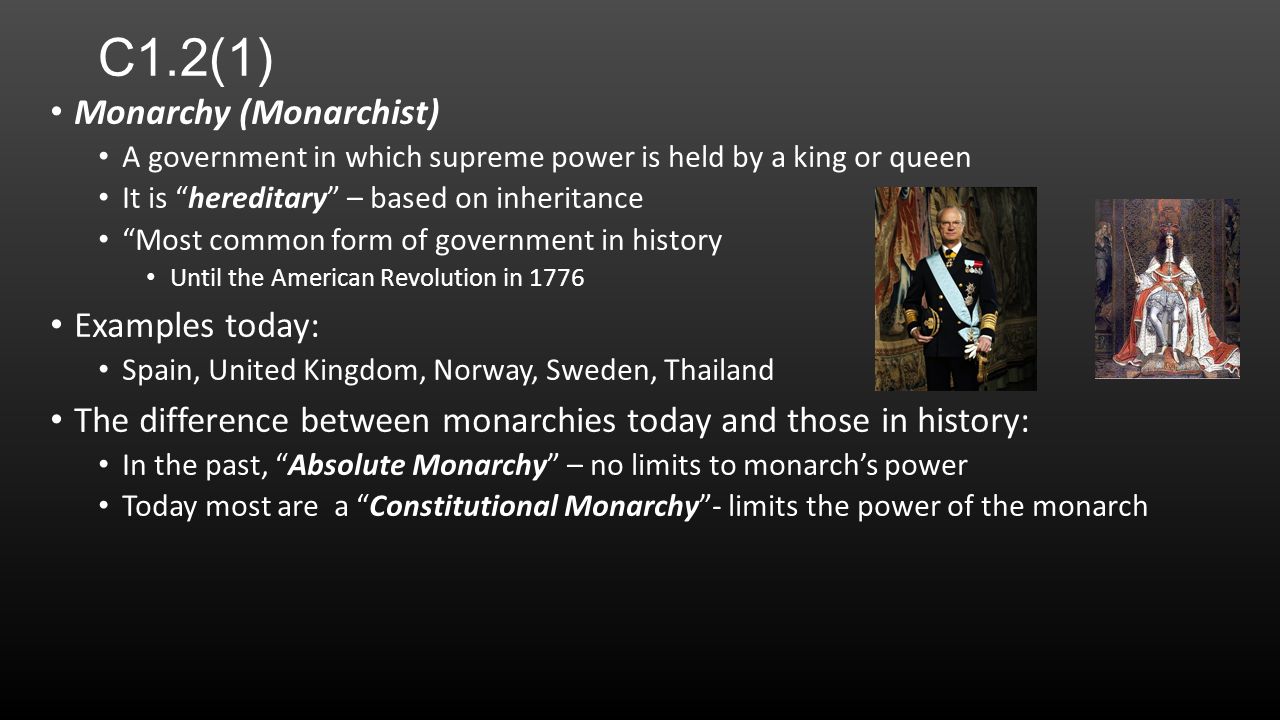 c1 2 1 what types of government exist today anarchy anarchist united kingdom form of government