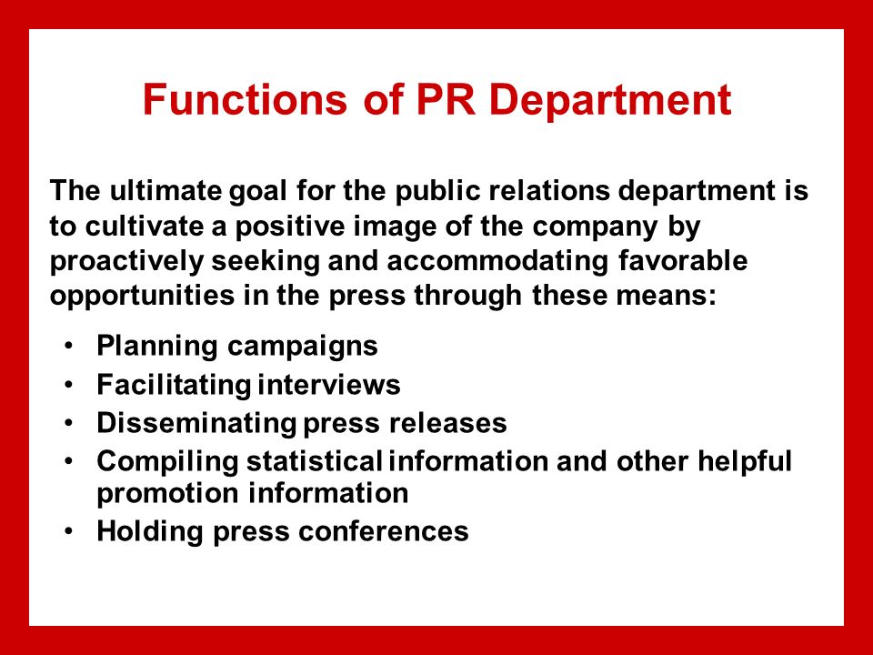 role of public relations in the Public relations is the lifeblood of any company whether a company is public or private, profit or nonprofit, its reputation will determine its ultimate success. role of public relations in the Public relations is the lifeblood of any company whether a company is public or private, profit or nonprofit, its reputation will determine its ultimate success.