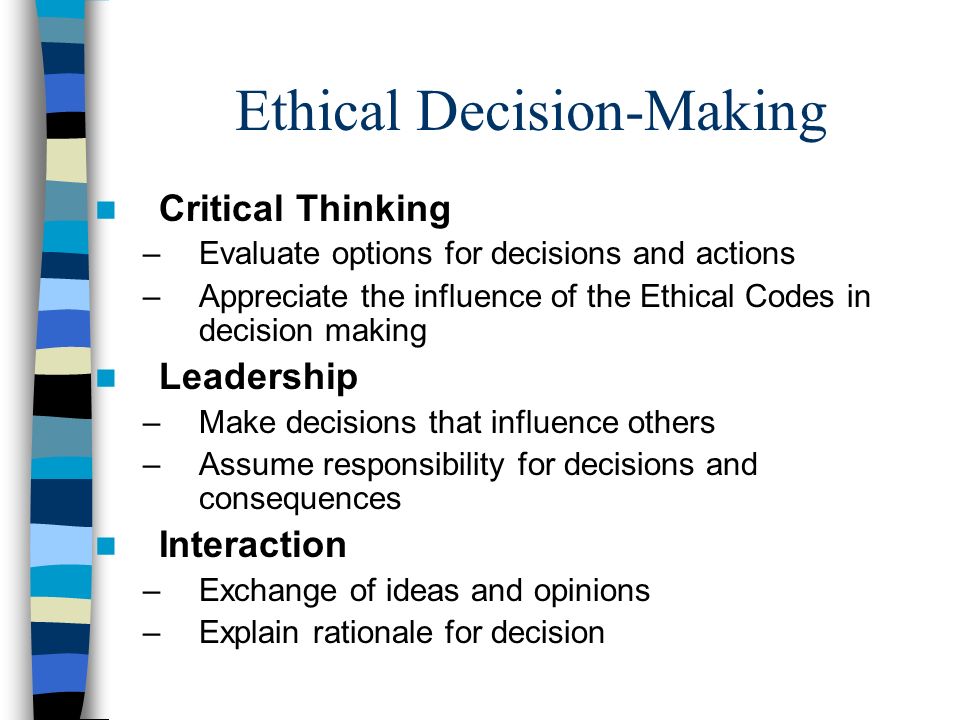 ethical desicion making ethical desicion making