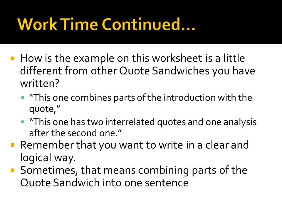 Opening Essay Sentences