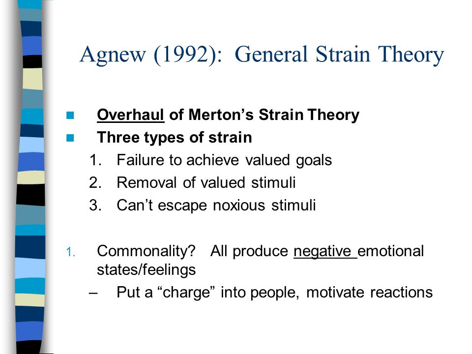 agnew s general strain theory